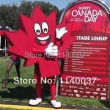 Маскарадный костюм из кленового листа, Необычные платья для косплея, мультяшный маскот, маскарадный костюм