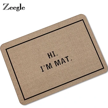 

Zeegle Rubber Doormat Carpet For Living Room Entrance Mats Hallway Rugs Anti-slip Floor Mats Bathroom Mat Bedroom Carpet