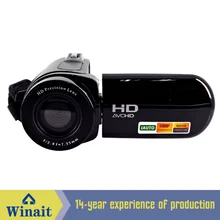 Freeshipping cheap digital video camera HD-E5 12mp 720p hd rechargeable lithium battery digital video camcorder