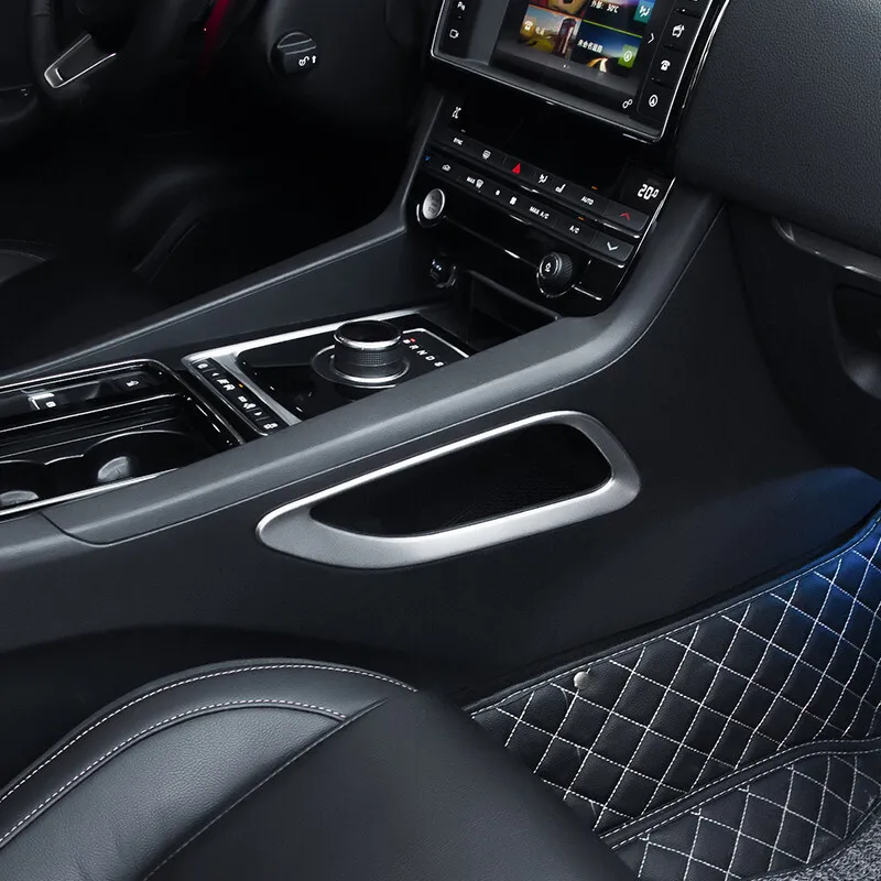 ABS Матовый/углеродного волокна для Jaguar F-PACE f темп 2016-2018 внутренняя коробка