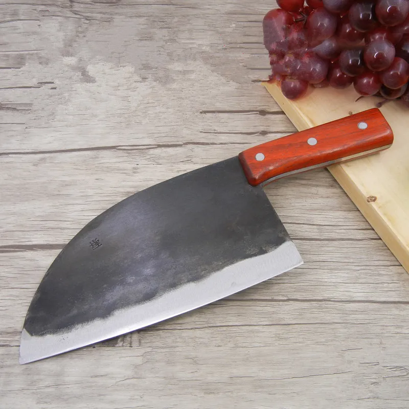 Нож для резки мяса и овощей CZQ нож ручной работы из стали с круглой