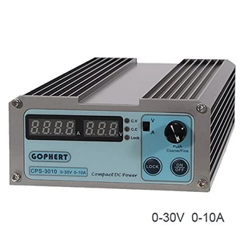

CPS-3010 30V 10A Precision Digital Adjustable DC Power Supply Switchable 110V/220V With OVP/OCP/OTP DC Power 0.01A 0.1V