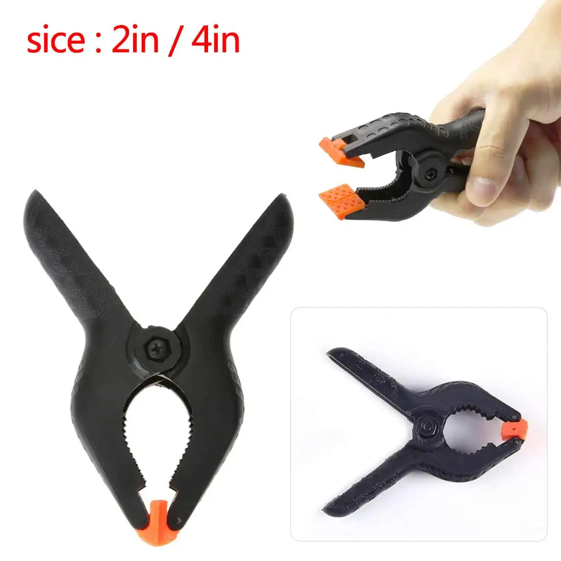 6 Pieces Mini Spring Clamps