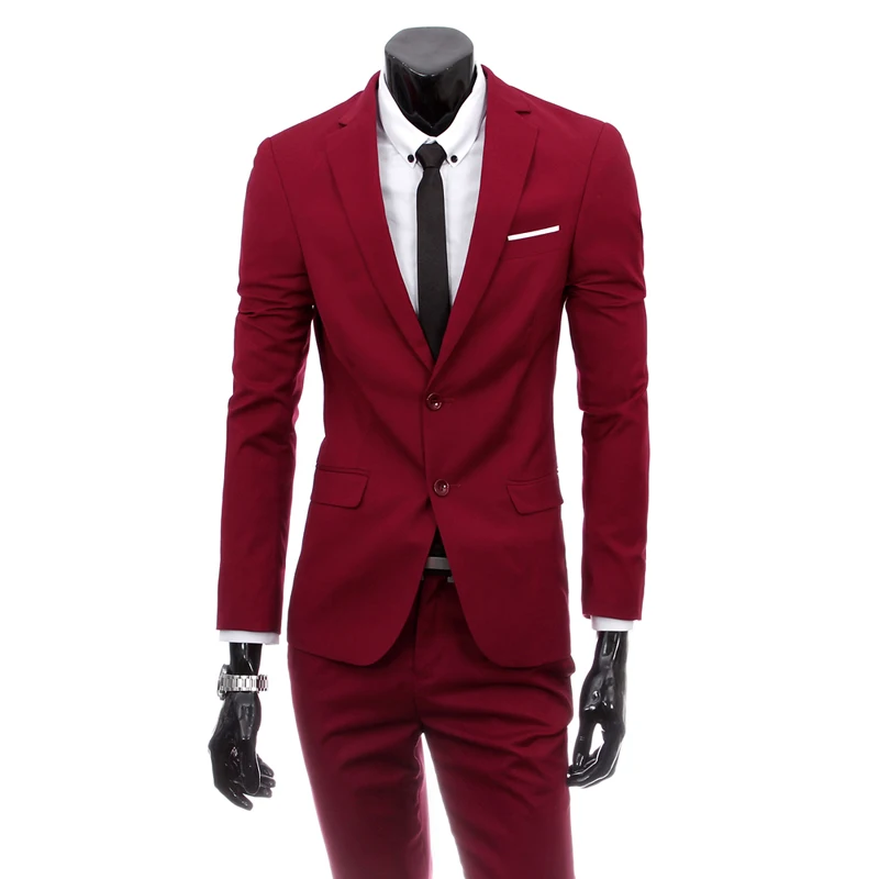 Low Price Men's Formal Suit Jackets and Suit Trousers 7 Colors Can ...