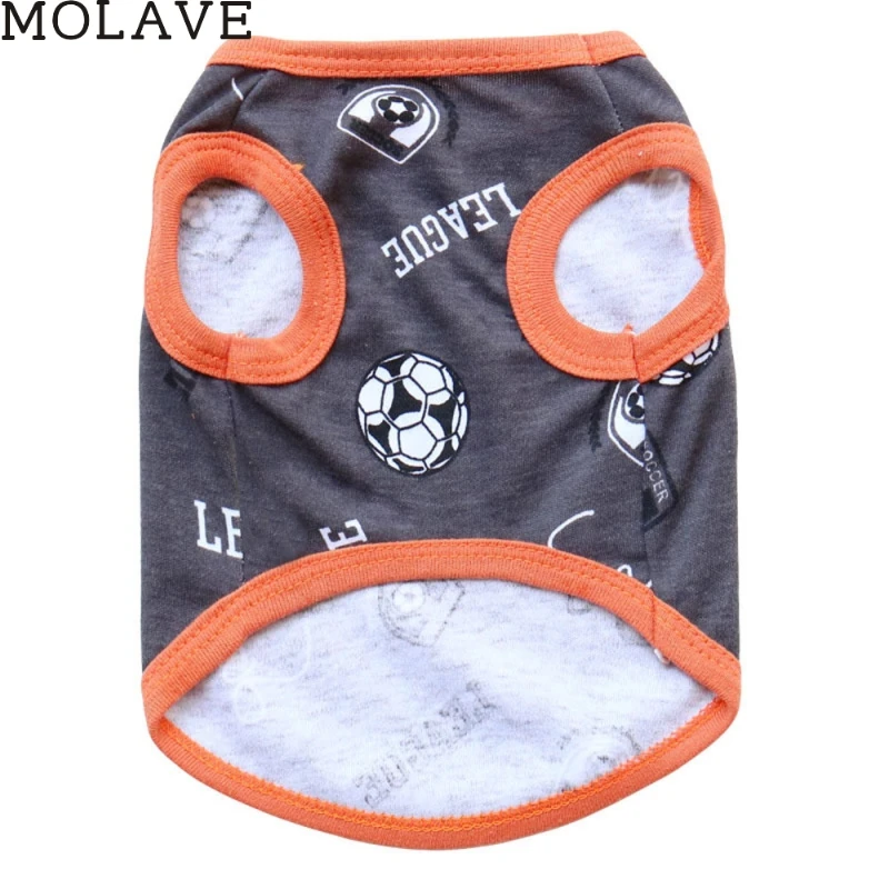 Happy Home Pet Clothes Pet Dog Puppy Soccer Sporty Clothes Cotton Vest Shirt Warm Clothes Hot New Arrival  1 Piece