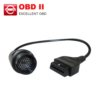 

High quality for Benz 38 pin to 16 Pin Adapter Cablefor benz obd1 to obd2 Connector cable free shipping