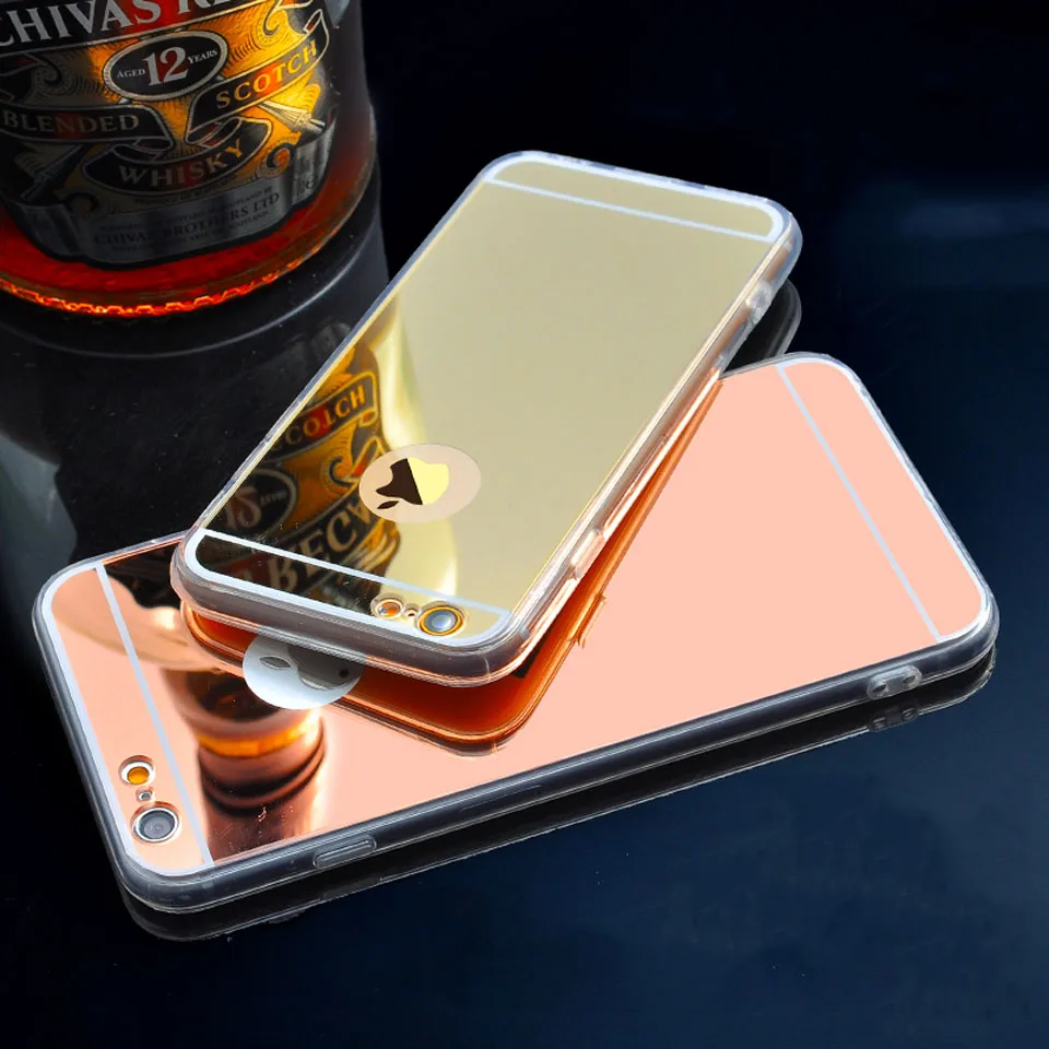 Glitter Mirror TPU Case On For iphone 6s XR XS MAX SE 5 5s 6 7 8 Plus X Cover Huawei Nova 3 2 P9 P10 P20 Lite Y6 Y7 Prime 2018 |