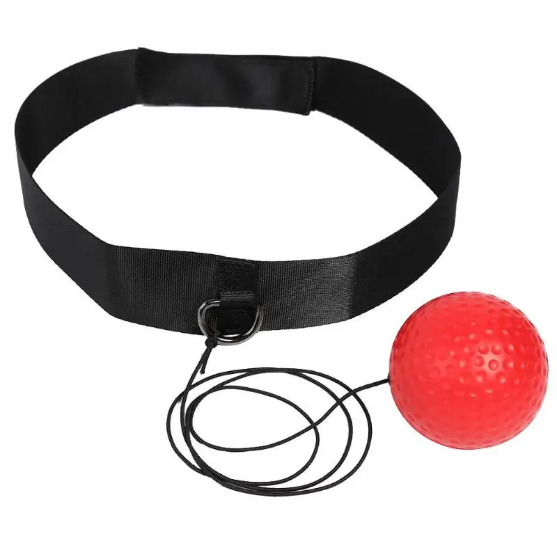 

Fight Boxing Speed Punching Ball Head-Mounted Boxing Reaction Ball (Red Ball)