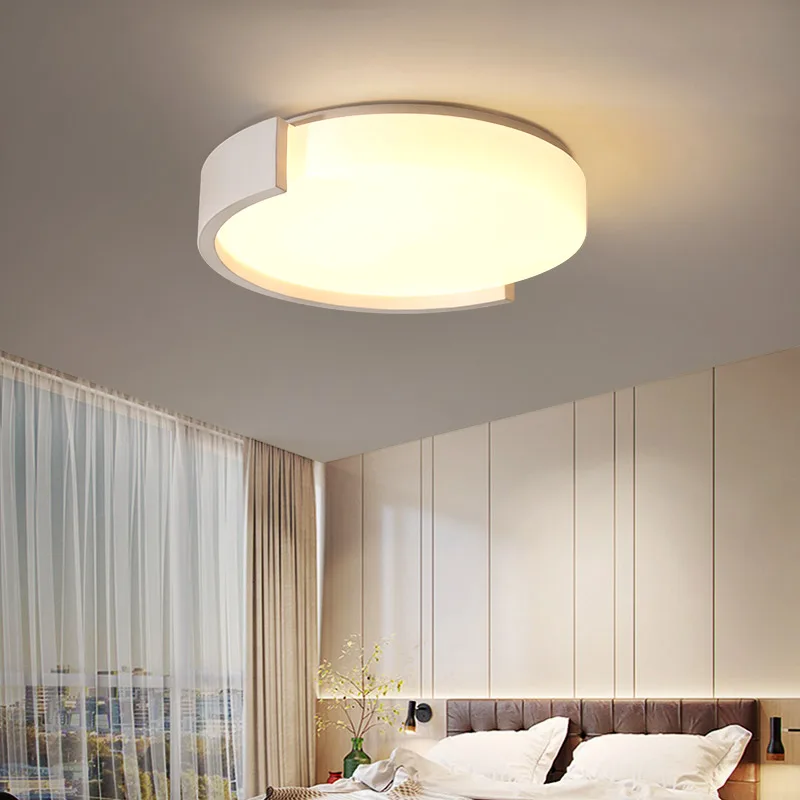 

2017 Modern Ceiling Lights White Simplicity Iron Surface mount LED Ceiling lamp for bedroom Living room lamparas de techo