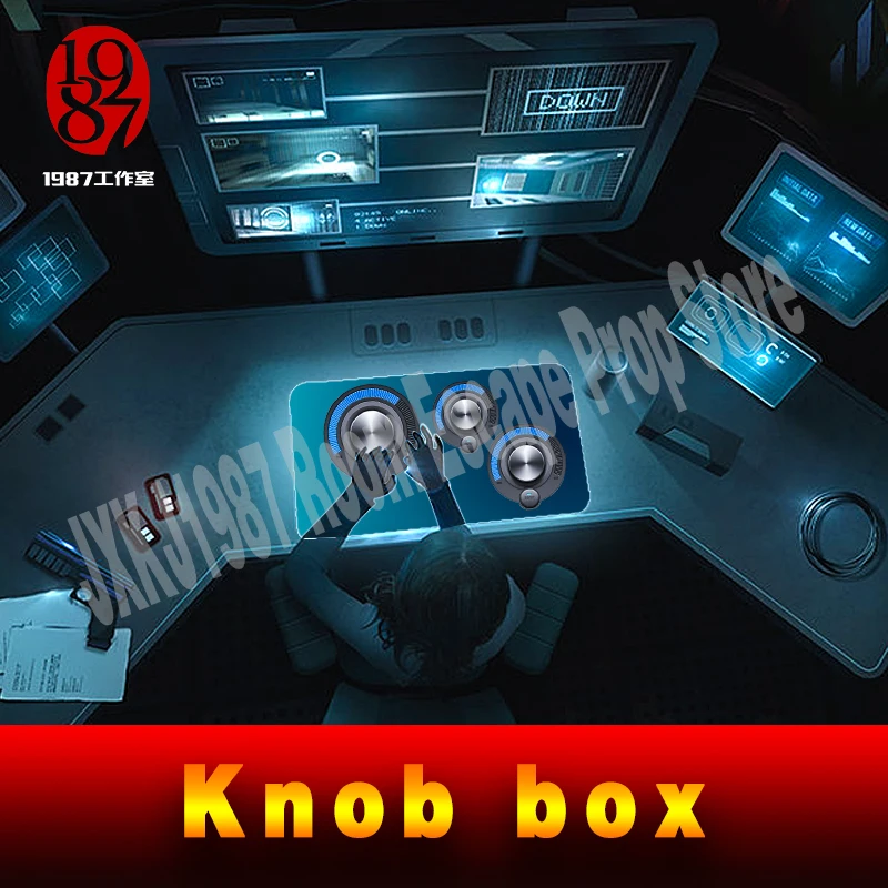 Jxkj1987ручка для игры в комнату побега подставка вращающаяся три ручки нужное