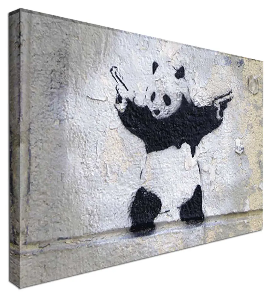 Большой холст фотографии Книги по искусству s Panda стены отпечатки печатать без