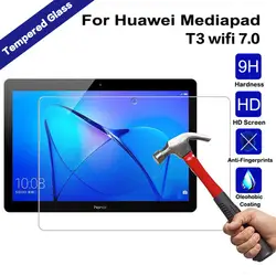 9 H закаленное стекло для huawei MediaPad T3 7,0 wifi версия протектор экрана для huawei MediaPad T3 7 дюймов планшет закаленная пленка