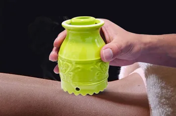 

Ceramic Pot Moxibustion Can Tin Moxa Scrapping Cup Cupping Massage Warming Warm Moxa Traditinal Therapy For Arm Leg Abdomen
