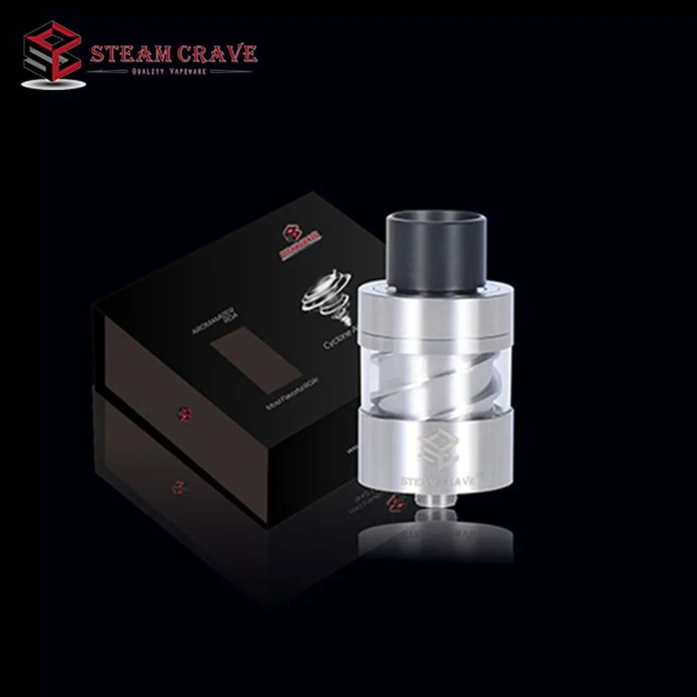 

Steam Crave Aromamizer V-RDA Eletronic Cigarette 2Post Deck Rebuildable Aromamizer RDA Atomizer Tank Fit Square Box Mod VS Ammit