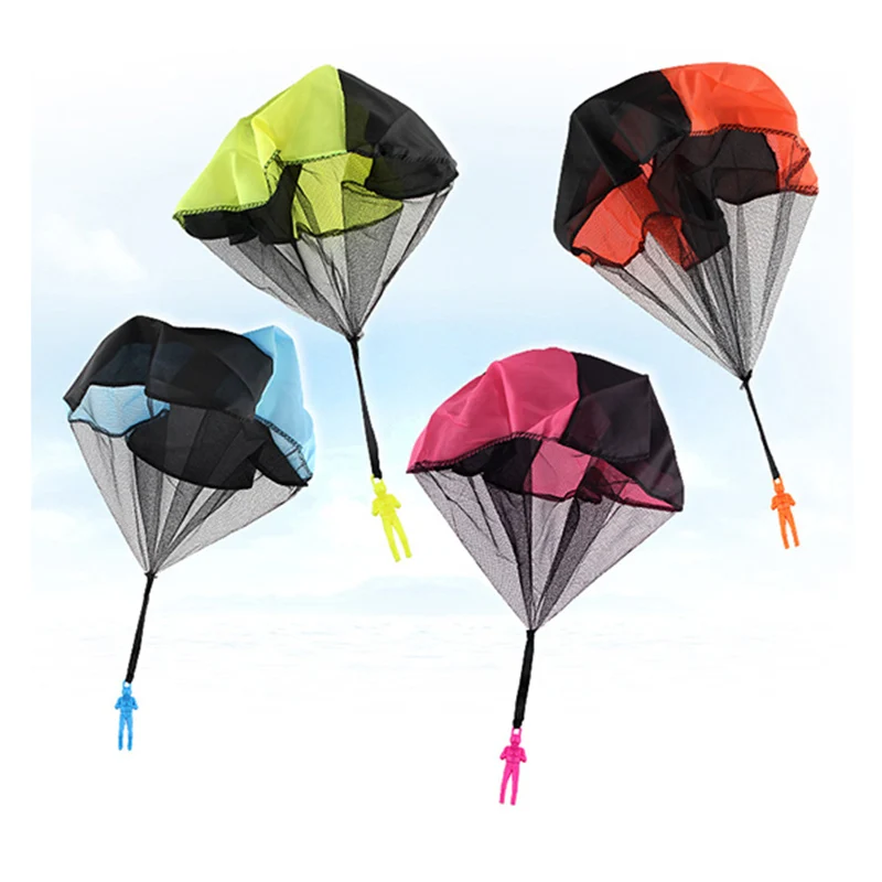 

Parachute Toy, Tangle Free Skydiver Parachute Figures Toys, Hand Throw Soldier Parachute, Square Outdoor Children's Flying Toy