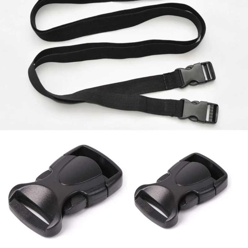 

10PCS/bag Plastic Bag Buckle Quick Release Bags Clip Belt Backpack Luggage Fastener