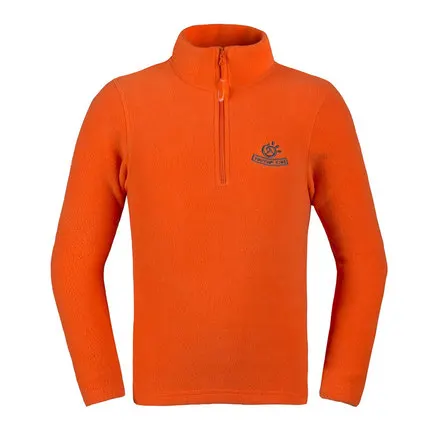 Tectop/Детская флисовая куртка; детская ветрозащитная теплая куртка; зимняя одежда для мальчиков и девочек - Цвет: Orange