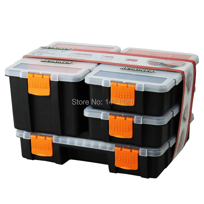 

free shipping tool case storage box Screw case parts box modular hand tool  Category Box sewing kit box Tool Packaging diy