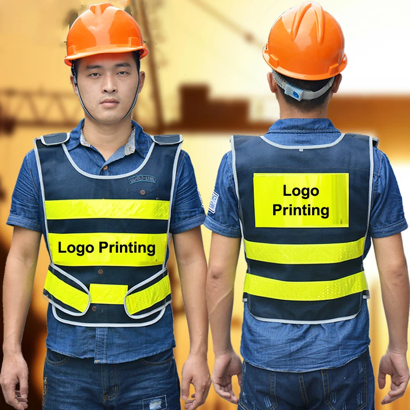 SPARDWEAR High visibility mesh reflective safety vest printing