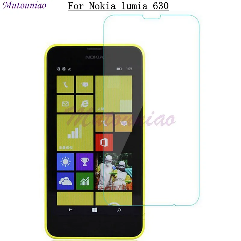 Mutouniao ясно Стекло для Nokia Lumia 630 9 H Премиум закаленное Экран протектор против