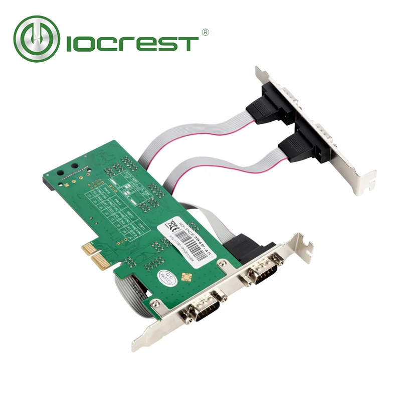  IOCREST 4 DB-9 serielle rs232 ports pcie controller karte wch384 chipsatz