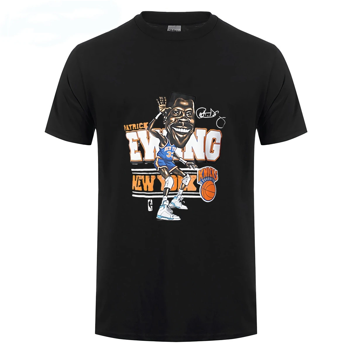 Mitchell and Ness Knicks Patrick Ewing Caricature T Shirt-in T-Shirts from Men's Clothing on 