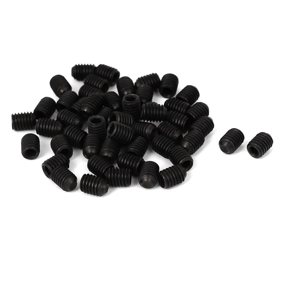 

10# x 1/4 Inch 32 Thread Count Hex Socket Cup Point Alloy Steel Grub Screws 50 Pcs,By Fullerkreg