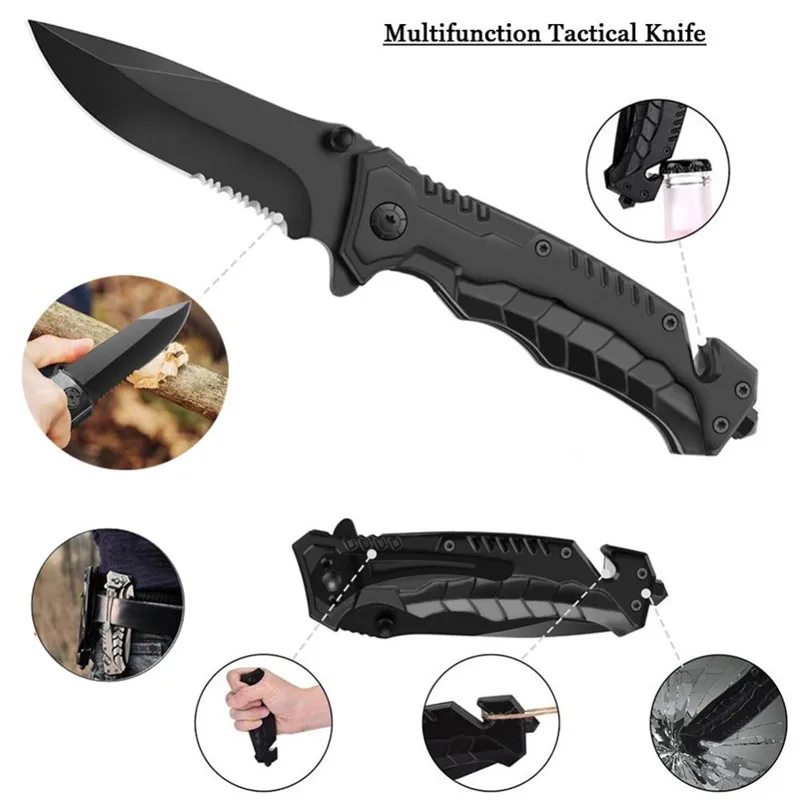 13 In 1 Emergency Survival Gear Professional First Aid Kit Outdoor Camping Hiking Survival Tools Whistle Tactical Tools for Wildness (11)