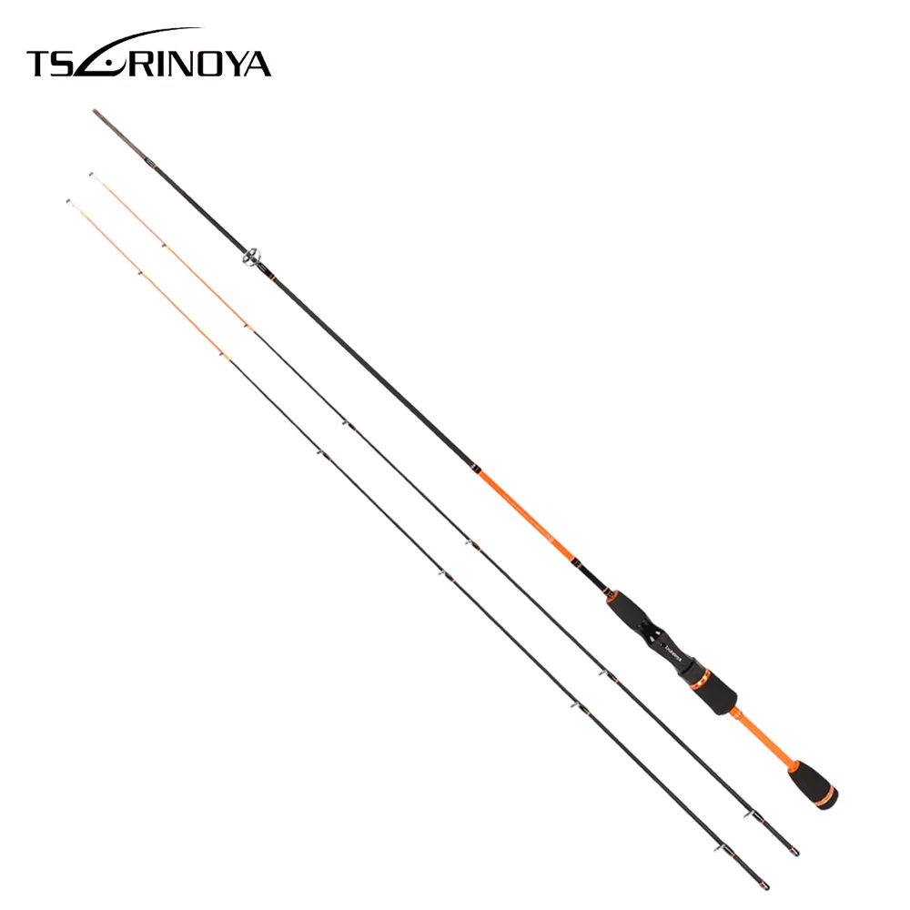 Buy TSURINOYA 1.8M Fishing Rods 2 Section Carbon Fiber Fly Fishing Rod Fish