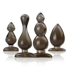 Grande Plugue Anal Butt Plug Brinquedos Sexuais Gays Lésbicas Longa Fetiche Jogos Adultos Brinquedo do sexo Masculino Masturbador Anal Grande Bola de Cristal(China)