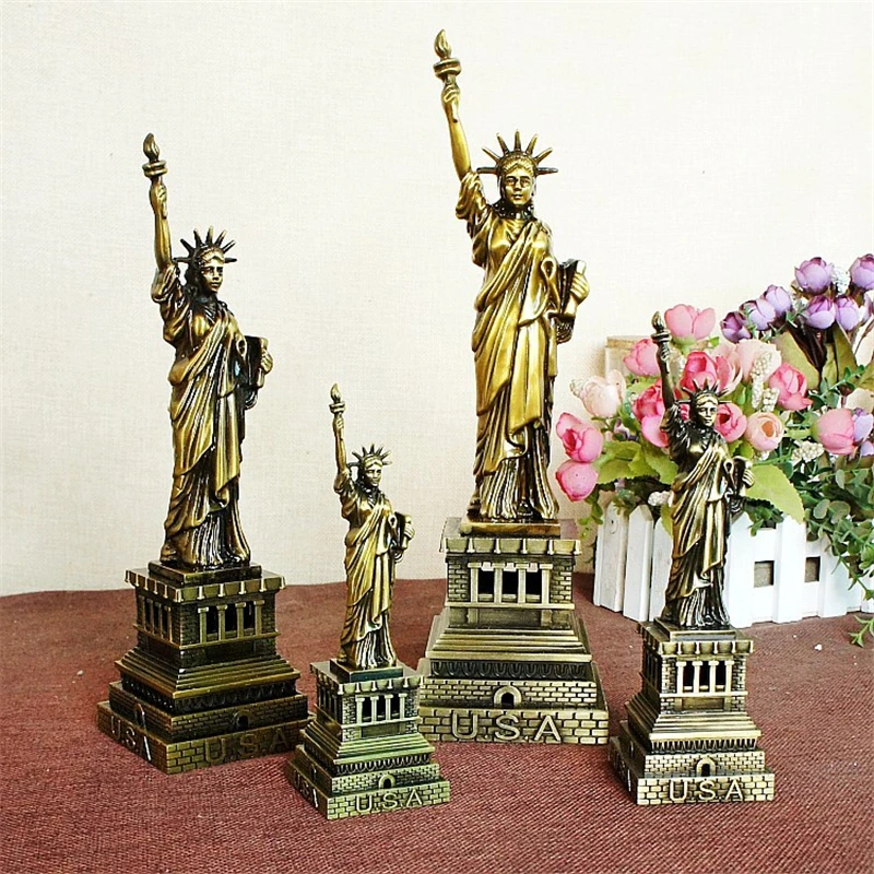American Statue Of Liberty Model Metal Architectural Bronze Crafts