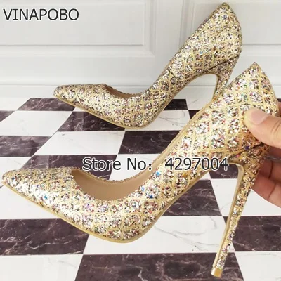 5Gold-glitter-shoes-high-heels-12cm-10cm-8cm-heel-sexy-size-33-34-banquet-high-heels