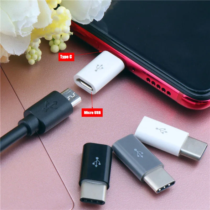 Мини 3 шт. Micro USB-Type C адаптер для Xiaomi 4C Lg G5 Nexus 5x6 p Oneplus 2 Macbook USB-C 3,1 Android кабель для передачи данных конвертер