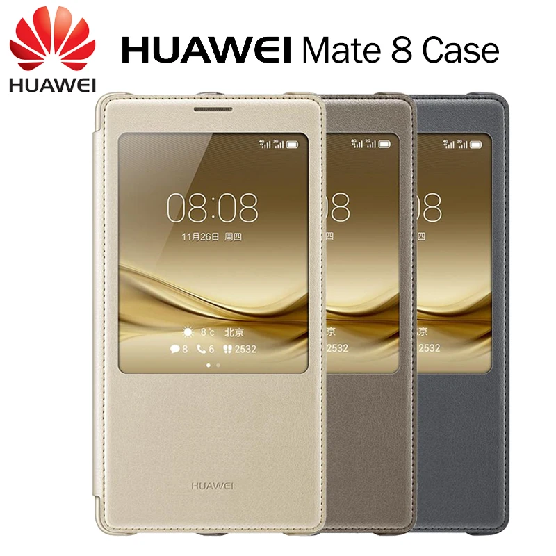 imágenes para Original de Huawei Mate 8 Caso Cubierta de Cuero de LA PU Tela Inteligente ventana Vista Flip Case para Huawei Compañero S Cajas Del Teléfono color de rosa/Oro/Blanco imágenes para Original de Huawei Mate 8 Caso Cubierta de Cuero de LA PU Tela Inteligente ventana Vista Flip Case para Huawei Compañero S Cajas Del Teléfono color de rosa/Oro/Blanco