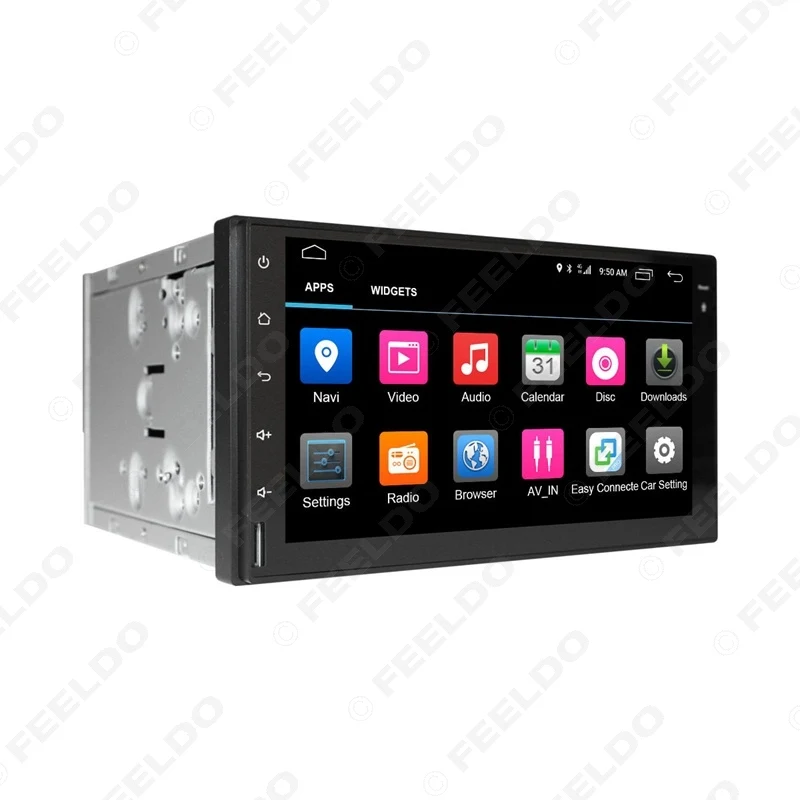 Discount FEELDO 7inch Universal Android 6.0 (64bit) Octa Core 2G/32G/4G Car Media Player With GPS Navi Radio For Nissan/Hyundai 2DIN ISO 2