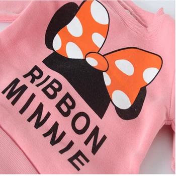 2019 baby clothes set Spring Girls clothing Minnie bow skirt suit children suit children suit wholesale children's skirt suits 6