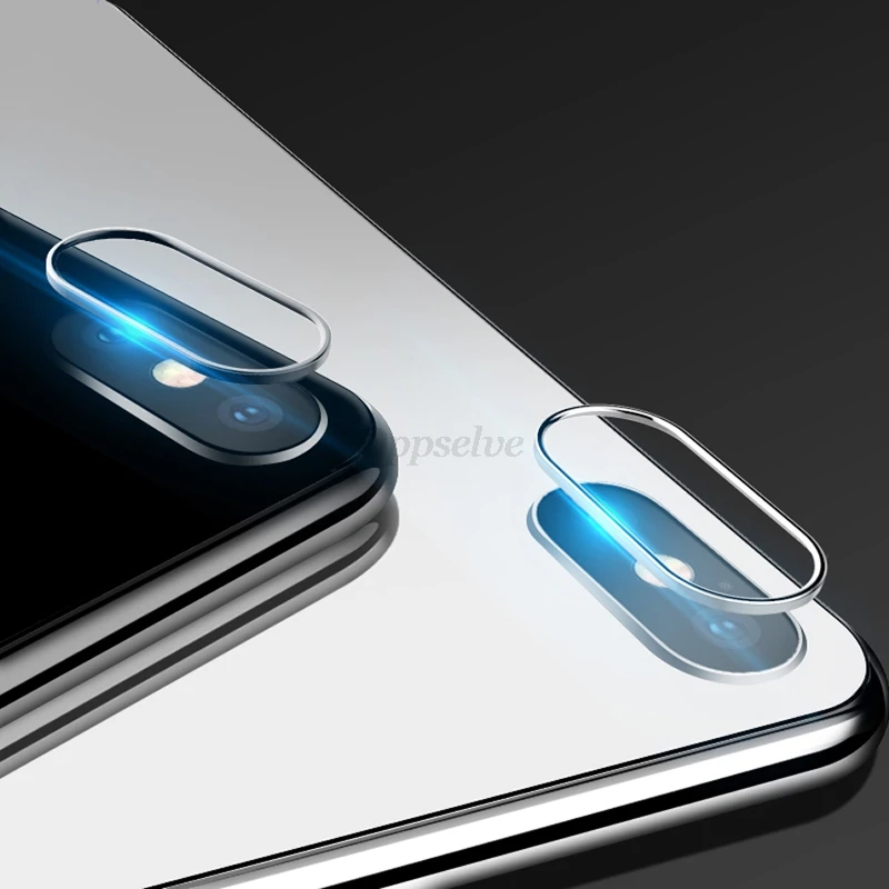 

Oppselve Metal Rear Lens Protective Ring For iPhone X 8 7 Plus Camera Lens Screen Protector For iPhoneX Mobile Phone Accessories