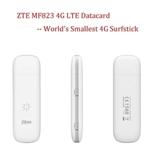 Разблокирована оригинальный zte MF823 Беспроводной 4G LTE FDD 3g модем ключ 100 Мбит/с sim-карты мобильный телефон роутер для создания беспроводной точки доступа PK L800