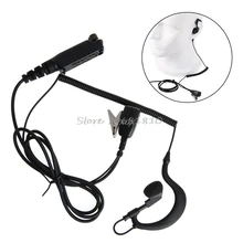For G-shaped Earhook Earphone Mic Headset Walkie Talkie Radio For Sepura STP8000 New Z09 Drop ship