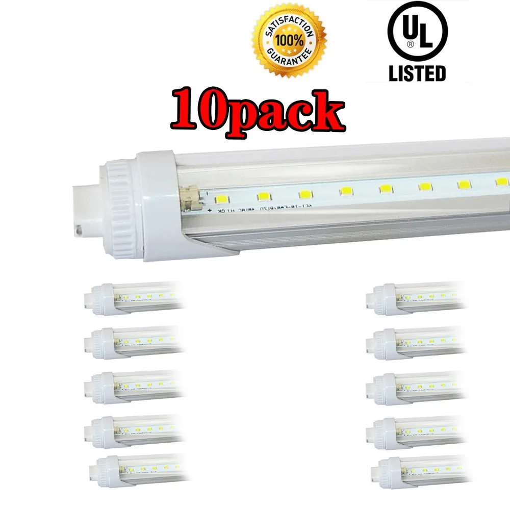 Meilleur 10 Pack 40 W 8ft T8 tube mené (R17D), remplacement pour F96T12 CW HO 110 W, NOUS Inventaire Local, livraison Gratuite Dans 4 5 Jours Ouvrables