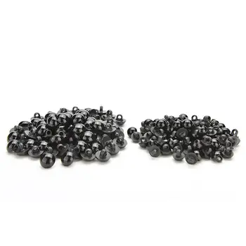 

100 Pcs/Set 9mm or 11mm Buttons Round Mushroom Domed Sewing Shank DIY Eyeball Animal Ball Toy Eyes Accessories New