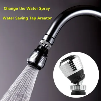 

New 360 Shower Swivel Water Saving Tap Aerator Diffuser Faucet Filter Connector Adapter For Kitchen Bathroom accessories