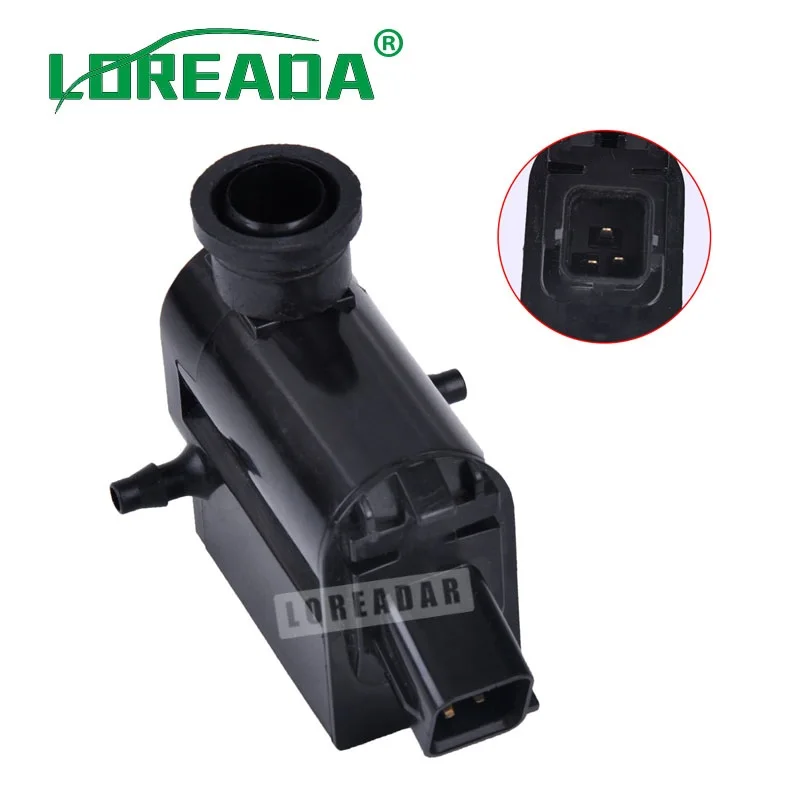 

Twin Outlet Windscreen Washer Pump OE#98510-26100, 98510-2J000, 98510-FD100 For Hyundai I20 I40 Tucson Elantra Santa Fe For Kia