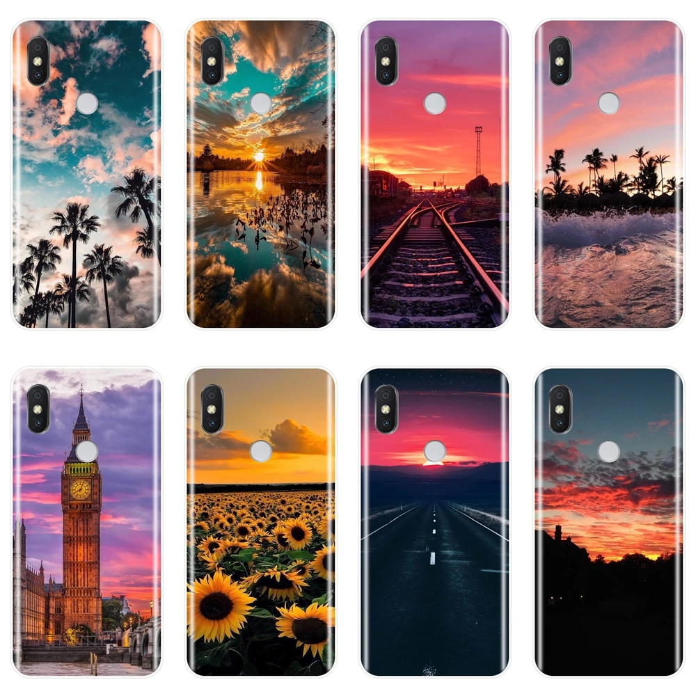 Sunflower Sun Phone Case For Pocophone F1 Xiaomi Redmi S2 4A 5A 6A 5 Plus Note 4 4X 6 Pro Prime Silicone Back Cover | Мобильные