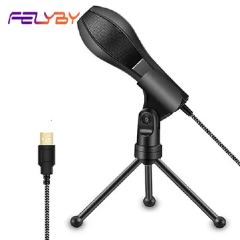 

FELYBY Folding Tripod Q3B usb microphone for Laptop Voice Chat