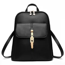 Корейский Рюкзак Деловых Женщин Сумка Кожа Pu Женщины Рюкзаки Mochila Feminina Школьные Сумки для Подростков Девочек Бесплатная Доставка