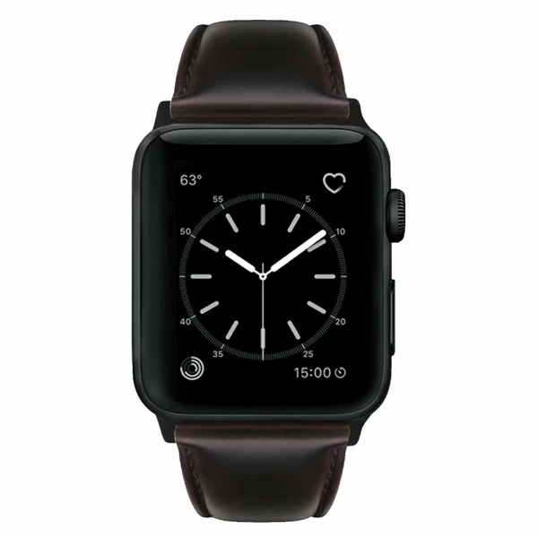 Мужской/женский кожаный ремешок для Apple Watch Series 4 3 2 1 ремешок для iWatch4 браслет 44 мм/42 мм/40 мм/38 мм Watchbandseries 5