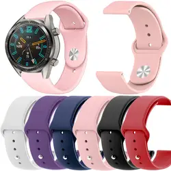 Мягкий силиконовый спортивный сменный ремешок для наручных часов для huawei Watch GT Smart Watch 22 мм 5,5-8,1 дюймов 40AP19