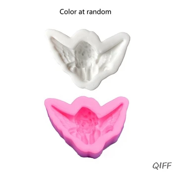 

3D Angel Baby Silicone Mold Fondant Cake Mold Handmade Soap Resin Casting Mould