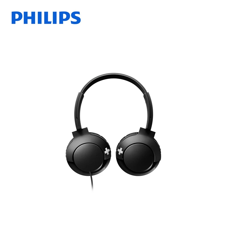 Philips SHL3075 профессиональные басовые наушники с проводным управлением шумоподавление оголовье стиль для samsung Galaxy S8/S9/S9Plus - Цвет: Black